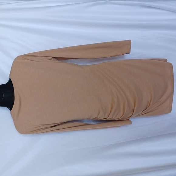 Kirundo dress  Size Medium, bodycon, tan - Picture 4 of 10